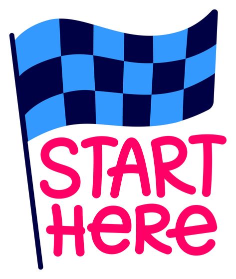 Line Starts Here Sign, Name Activities Preschool, Racing Flag, Name Activities, Sign Sticker, Starting Line, Activities Preschool, Checkered Flag, Blue Checkered