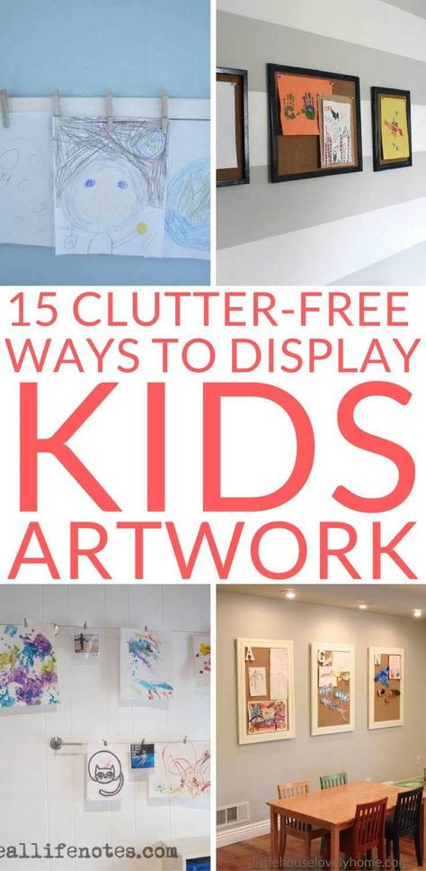 White Vinegar Uses, Ways To Display Kids Artwork, Hanging Kids Artwork, Display Kids Artwork, Kids Art Display Wall, Displaying Childrens Artwork, Art Display Wall, Displaying Kids Artwork, Art Display Kids