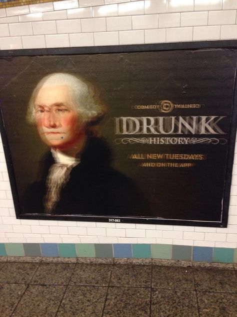 "Drunk History" Poster History Poster, Drunk History, History Posters, Art Story, World Art, Cool Posters, American Singers, Logo Inspiration, Art World