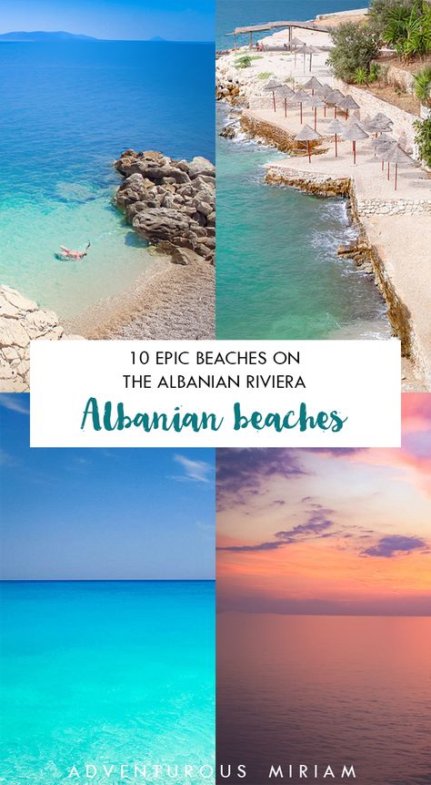 What if I told you that you can find the most fantastic beaches in Albania, that are pristine, almost empty and cost absolutely nothing compared to other beaches in Europe? In this post, I’m going to walk you through the best beaches in Albania, step-by-step, with photos and links to all the resources you need. Get it here. Albania Best Beaches, Himare Albania Beaches, Albanian Beaches, Albania Beaches, Albania Riviera, Albanian Riviera, Best Beaches In Europe, Visit Albania, Beach Pink