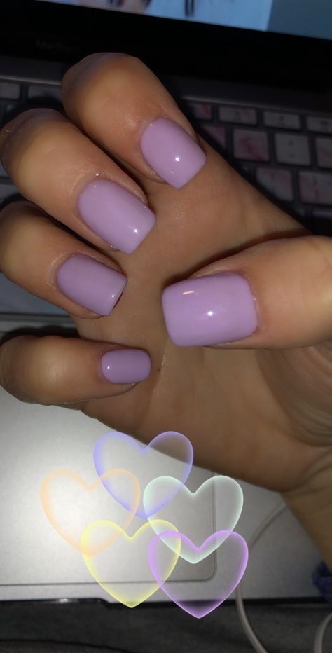 Short square lilac nails. Short Square Lilac Nails, Lilac Nails Short, Lilac Short Nails, Short Lilac Nails, Lilac Spring Nails, Short Acrylic Nails Square Spring, Spring Nails Square Short, Lilac Nails Acrylic, Short Square Spring Nails