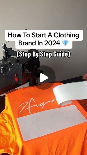 Big Fvgures 👑 | Digital Marketing 💻 on Instagram: "How To Start A Clothing Brand In 2024 🔥 (Step By Step Guide) 📓  If You Want Access To My Personal Marketing Strategies I Use To Make Over $100k With My Clothing Brand, Grab Your Copy Of My Marketing Course For Just $15 Right Now! ✅  Link in bio. @BigFvgures   Share This With A Friend! 🗣   #tshirtbusiness #tshirtbiz #howtostartaclothingbrand #clothingbrandowner #clothingbrandtips #clothingbrand #explore" Clothing Brand Strategy, Bio For Clothing Brand Instagram, How To Start A Clothing Brand, Starting A Clothing Brand, Start A Clothing Brand, Tshirt Business, Best Small Business Ideas, Marketing Course, Small Business Ideas