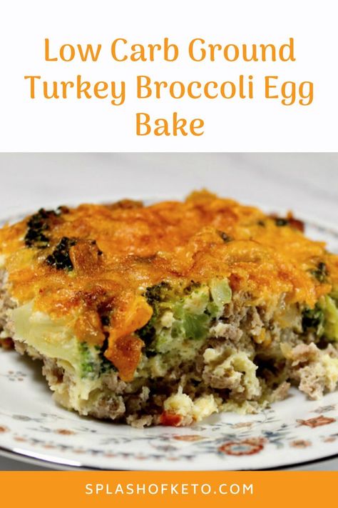 Broccoli Egg Bake, Ground Turkey Broccoli, Turkey Breakfast Recipes, Low Carb Ground Turkey, Ground Turkey Stir Fry, Turkey Stir Fry Recipes, Recipes With Ground Turkey, Turkey Broccoli, Ground Turkey Casserole