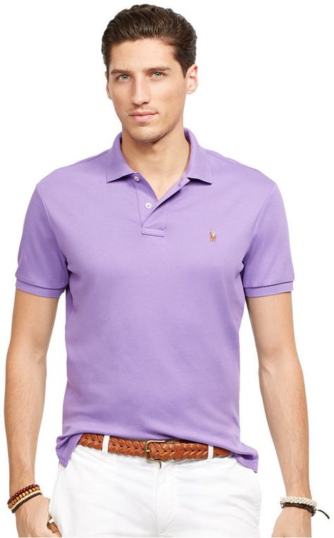 <3 Polo Shirt Outfit, Polo Outfit Men, Polo Shirt Outfit Men, Polo Shirt Outfits, Polo Outfit, Shirt Outfit Men, Tshirt Outfits, Mens Casual Outfits, Purple Fashion