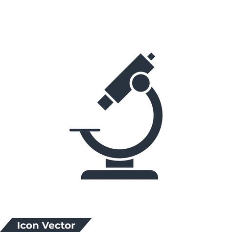 Microscope Logo, Science Symbols, Design Collection, Pharmacy, Vector Logo, Vector Art, Vector Free, Vector Illustration, Web Design