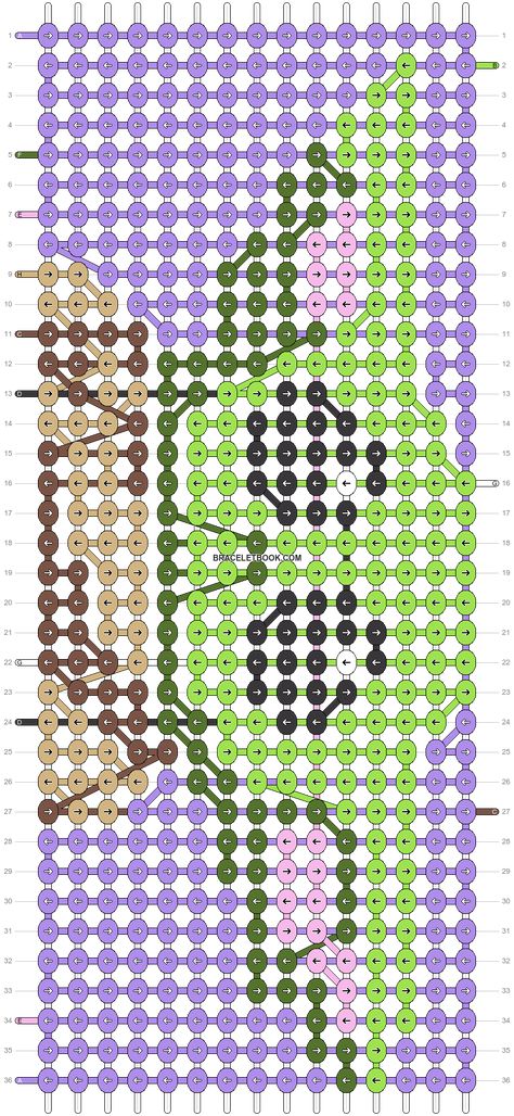 Alpha pattern #29713 variation #147869 | BraceletBook Baby Yoda Bracelet Patterns, Starwars Bracelet Pattern, Starwars Friendship Bracelet Pattern, Disney Friendship Bracelet Patterns, Alpha Patterns Bracelet Tutorials, Star Alpha Pattern, Alpha Keychain Pattern, Alpha Pattern Bracelet, Friendship Patterns