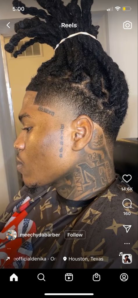 Fade Dreads Men, Dread Tattoo Design, Dreads With Shaved Sides Men, Haircut For Men With Dreads, Haircuts For Dreads, Taper Fade Haircut Dreads, Quick Dread Styles Men, Men’s Locs Hairstyles, Taper Fade Dreadlocks