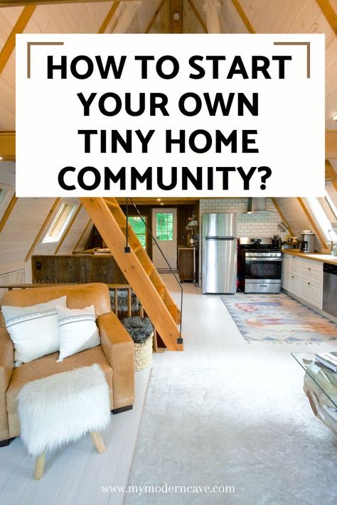 "Create Your Own Tiny Home Community! Here's How" Small House Communities, Tiny Home Community, Pocket Neighborhood, Quonset Homes, Home Village, House Community, Tiny House Village, Simplify Life, Tiny House Community