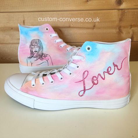 Shoes Taylor Swift, Taylor Swift Shoes, Taylor Swift Birthday Party Ideas, Painted Converse, Taylor Swift Merchandise, Taylor Swift Lover, Taylor Swift Party, Taylor Swift Birthday, Taylor Swift Tour Outfits