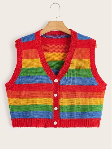 Plus Size Kidcore, Kidcore Cardigan, Clowncore Crochet, Weirdcore Fashion, Clowncore Fashion, Clowncore Outfit, Kid Core Outfits, Weirdcore Outfits, Kidcore Style