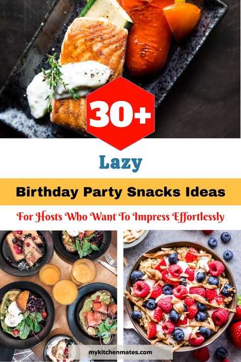 Birthday Party Snacks Ideas Party Snacks Ideas, List Of Snacks, Easy To Make Snacks, Snacks List, Birthday Party Snacks, Snacks Ideas, Big Appetite, Mini Sandwiches, Party Planners