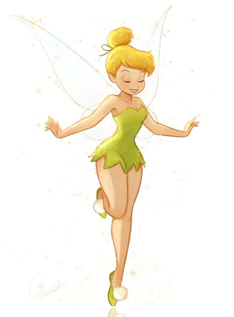 Tinkerbell Fanart, Peter Pan Cartoon, Tinkerbell Art, Tinkerbell Drawing, Peter Pan Tinkerbell, Tinkerbell Wallpaper, Disney Fairies Pixie Hollow, Mickey Mouse Crafts, Tinkerbell Pictures