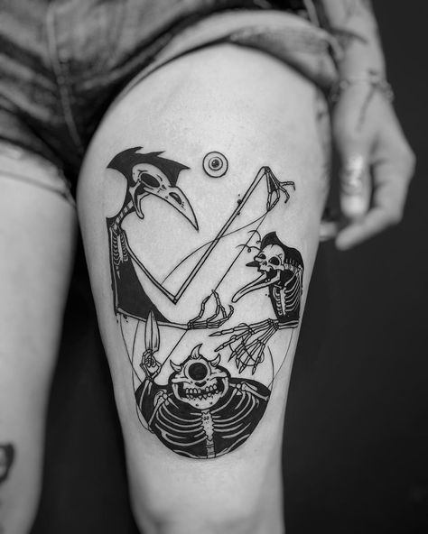 Fates Tattoo, Fate Tattoo, The Fates, Greek Tattoos, Hercules, Black Tattoos, Skull Tattoo, Tattoos, On Instagram