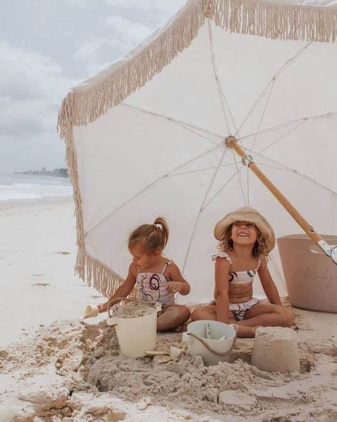 Emily Slotte, Kids Beach Toys, Footprints In The Sand, Beach Birthday, Beach Shoot, Beach Lifestyle, Beach Toys, Beach Umbrella, Family Beach