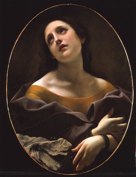 Carlo Dolci - Allegory of Patience [1677] | Carlo Dolci (Flo… | Flickr Baroque Painting, Rennaissance Art, Baroque Art, Italian Painters, A4 Poster, Art Appreciation, Caravaggio, Classical Art, Anatomy Art