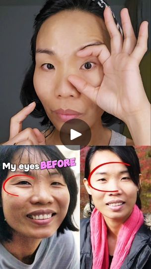 74K views · 3.5K reactions | Despite having small eyes and very drooping eyelids, I have practiced simple eye exercises that have made a significant difference. These exercises have boosted my confidence, allowing me to control my eye appearance, reduce eye wrinkles, and naturally lift my eyelids just the way I want. It’s incredibly powerful!   #eyelidlift #eyeexercise #eyeopener #faceworkout #facialexercise #trinhgeorgg | Trinh Georg | mija_mania · Original audio Eyelid Wrinkles, Reduce Eye Wrinkles, Drooping Eyelids, Small Eyes, Eye Wrinkles, Eyelid Lift, Upper Eyelid, Eye Exercises, Simple Eye