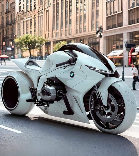 Bmw Motorbike, White Bmw, Concept Cars Vintage, Bmw Concept, Image Moto, Jack Of All Trades, Custom Street Bikes, Custom Sport Bikes, Motorbike Design