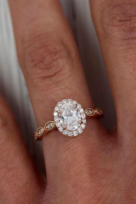 Vintage Boho Engagement Rings, Braided Oval Engagement Ring, Oval Engagement Ring With Halo Vintage, Oval Rose Gold Engagement Ring Vintage, Oval Engagement Ring Vintage Band, Oval Engagement Rings With Halo, Oval Engagement Ring With Halo Gold, Engagement Rings Oval Vintage, Oval Halo Engagement Ring Gold