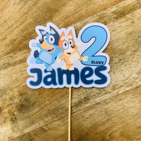 Bluey Cake topper Cake Toppers Cake Decoration Sugar Boo Cake | Etsy Bluey Cake Topper, Boo Cake, Confirmation Cake Topper, Cake Toppers Birthday, 50th Birthday Cake Toppers, 30th Birthday Cake Topper, Bluey Party, Cake Custom, 80 Birthday Cake