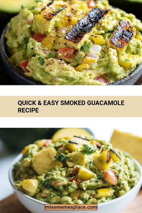 Discover the secret to a viral favorite with this Quick & Easy Smoked Guacamole Recipe! Grilling avocados adds a depth of flavor that will transform your typical guac into a crowd-pleaser. With fresh ingredients like cilantro and lime juice, this delicious dip is not only quick to make but will have everyone coming back for seconds. Perfect for barbecues or movie nights, make this your go-to recipe for any occasion! Smoked Guacamole, Grilled Guacamole, Unripe Avocado, Guacamole Recipes, Grilled Avocado, Crispy Tacos, Chinese Cooking Recipes, Favorite Dips, Guacamole Recipe