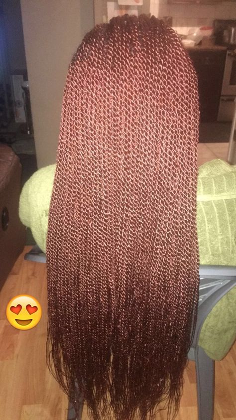 Small Twist Hairstyles, Small Individual Braids, Small Rope Twist, Micro Twist Braids, Natural Hairstyles Protective Styles, Crochet Twist Hairstyles, Hairstyles With Box Braids, Twist Senegalese, Natural Hairstyles Protective