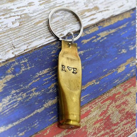 Bullet Casing Crafts, Bullet Keychain, Bullet Casing Jewelry, Western Gifts, Bf Gifts, Bullet Casing, Photo Keychain, Country Gifts, Hunting Gifts