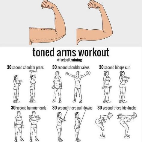 Flabby Arm Workout, Arm Training, Tone Arms Workout, Summer Body Workout Plan, Workout Gym Routine, Gym Workout Plan For Women, Beginner Workouts, Arms Workout, Easy Exercises