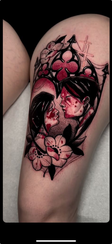 Revenge Tattoo, Mcr Tattoo, Demolition Lovers, Three Cheers For Sweet Revenge, Tattoos For Lovers, Asian Tattoos, Gothic Tattoo, Tattoo Apprentice, Sweet Revenge