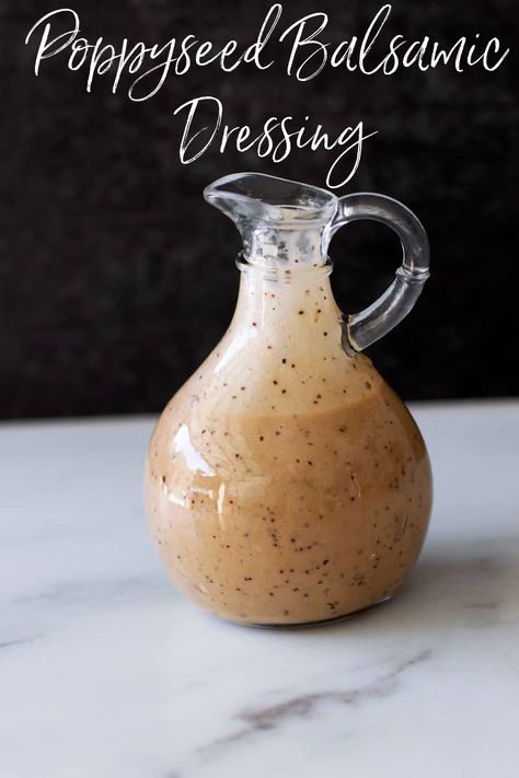 Pear Balsamic Dressing, Balsamic Poppyseed Dressing, Balsamic Vinegar Dressing, Balsamic Vinaigrette Dressing, Poppyseed Dressing, Chomp Chomp, Homemade Sauce Recipes, Green Salad Recipes, Fresh Salad Recipes