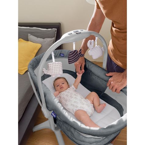 Chicco 4 in 1 Baby Hug Air Crib/Seat – Titanium Chicco Baby, 4 In 1 Crib, Real Life Baby Dolls, Baby Hug, Baby Cot, Moses Basket, Space Saving Solutions, Baby Swaddle, Baby Needs