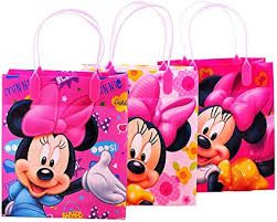 Disney Minnie Mouse Party Favor Goody Gift Bags - 8" Medium Size (12 Bags), Party Favours - Amazon Canada Minnie Mouse Party Supplies, Mickey Mouse Party Favors, Minnie Mouse Party Favor, Minnie Mouse Gifts, Birthday Party Accessories, Disney Mickey And Minnie, Minnie Party, Minnie Mouse Birthday Party, Minnie Birthday