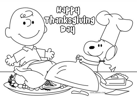 Printable Thanksgiving Coloring Pages For Kids Charlie Brown Thanksgiving Coloring Page, Charlie Brown Thanksgiving Printables, Charlie Brown Thanksgiving Craft, Printable Thanksgiving Coloring Pages, Thanksgiving Coloring Pages For Kids, Thanksgiving Snoopy, 100th Day Of School Crafts, Free Thanksgiving Coloring Pages, Thanksgiving Coloring Book