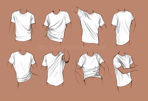 T Shirt Drawing Reference, Shirt Reference, Drawing Wrinkles, Reference Male, Clothes Drawing, Tshirt Drawing, Shirt Drawing, Reference Drawing, Pencil Drawings Easy