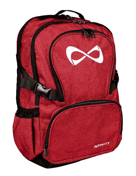 Nfinity-Sparkle-Backpack Nfinity Cheer Backpack, Nfinity Cheer, Cheer Backpack, Glitter Backpack, Cheer Bag, Stadium Seats, Red Sparkle, Looking For Something, Dance Teams