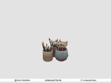 This is a clutter for a painter desk. Found in TSR Category 'Sims 4 Clutter' Sims 4 Art Studio, Sims 4 Art, Painter Studio, Desk Clutter, Painters Studio, Sims 4 Clutter, Studio Build, Sims 4 Cc Packs, Sims 4 Cc Furniture