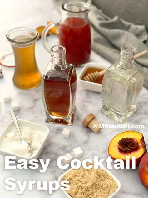 Cocktail Syrups Diy, Simple Syrup For Cocktails, Diy Syrup, Syrup For Cocktails, Simple Syrup Cocktails, Culinary Tips, Bar Cocktails, Citrus Cocktails, Cinnamon Syrup