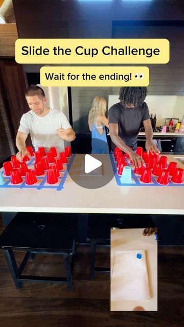 Cup Games For Parties, Fun Games To Play With Friends, Family Fun Ideas, Fairy Lights Diy, Cup Challenge, Easter Greetings Messages, Family Challenge, Youth Groups, Colored Cups