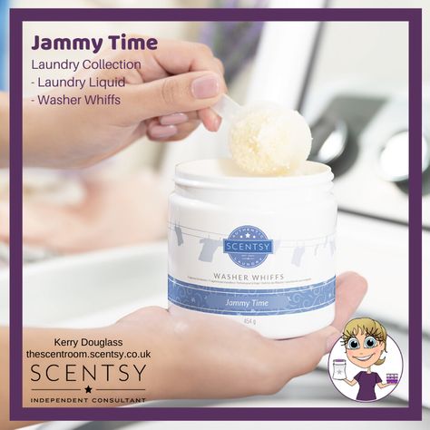 Help kids drift into dreamland with this soothing blend of baby freesia, lavender and sweet pea.  Just imagine curling up in freshly laundered bed linen smelling of Jammy Time. Best Smelling Laundry, Scentsy Washer Whiffs, Washer Drum, Aloe Water, Scent Booster, Scentsy Fragrance, Spring Cleaning Checklist, Laundry Liquid, Electric Candle Warmers