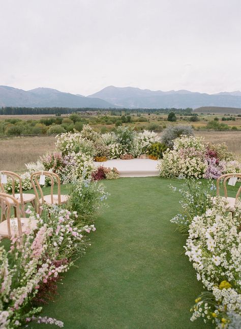 Greenhouse Mountain Wedding — Alison Events Wedding Ideas 2024, Lauren Carter, Aisle Flowers, Garden Weddings Ceremony, Ceremony Design, Wedding Altars, Ceremony Inspiration, Wedding 2024, Garden Party Wedding