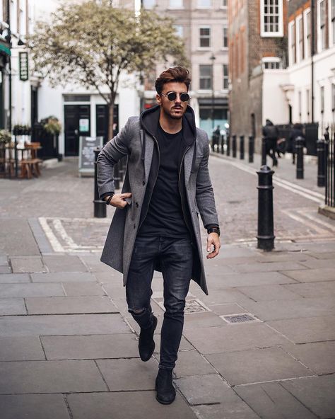 Nyc Outfits Men, Cool Fall Outfits, Fall Outfits For Men, Winter Outfits 2019, Nyc Winter Outfits, Mens Winter Fashion Outfits, Nyc Outfits, Classy Suits, Formal Men Outfit