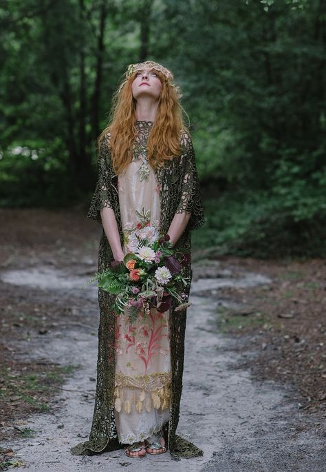 Alternative Wedding Dress Color, Joanne Fleming, Eco Wedding, Alternative Wedding Dresses, Amazing Wedding Dress, Velvet Gown, Pre Raphaelite, Neutral Wedding, Traditional Wedding Dresses