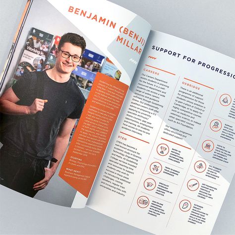 Course Prospectus Design, Prospectus Design Layout, College Prospectus Design, College Ads, Prospectus Design, College Prospectus, College Brochure, School Prospectus, Indesign Layout