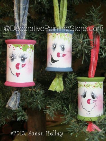 Silly Snowmen ePacket - Susan Kelley - PDF DOWNLOAD #paintingpattern #paintingepattern #snowman #paintedspool Thread Spools Repurposed, Christmas Cork Crafts, Spool Ornaments, Bowling Pin Crafts, Wooden Spool Projects, Wooden Spool Crafts, Spool Crafts, Wooden Spool, Christmas Centerpieces Diy