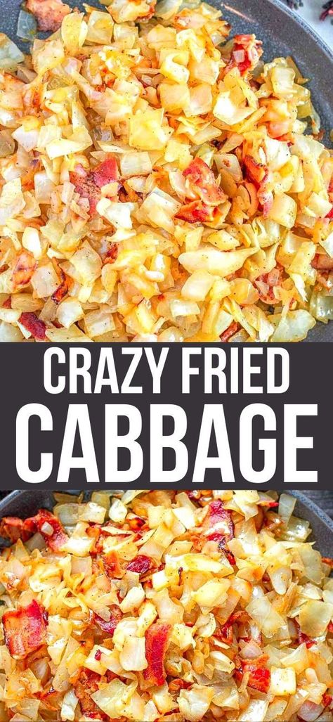 Easy Fried Cabbage, Fried Cabbage Recipe, Outdoor Griddle Recipes, Rock Crock Recipes, Fried Cabbage Recipes, Cabbage Side Dish, Griddle Cooking Recipes, Recipes Veggie, Grilled Cabbage