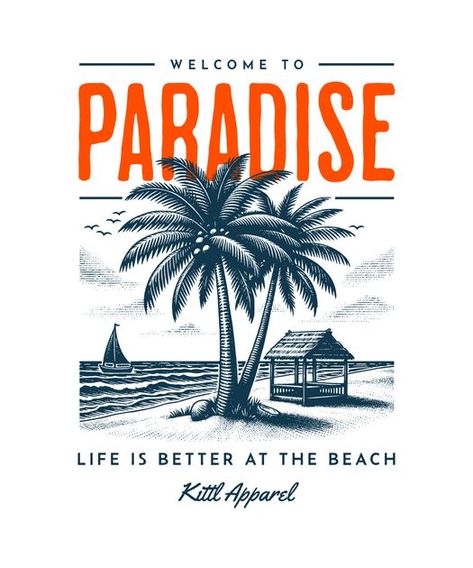 Classy Photos, Tshirt Artwork, Clothing Labels Design, Welcome To Paradise, T-shirt Print Design, Generations Quotes, T Shirt Design Template, Design Techniques, Shirt Logo Design