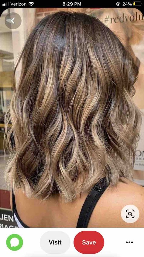 Short Hair Highlights, Brunette Hair With Highlights, Short Brown Hair, Brown Hair With Blonde Highlights, Hair Color Light Brown, Brunette Balayage Hair, Brown Hair Balayage, Light Hair Color, Short Hair Balayage