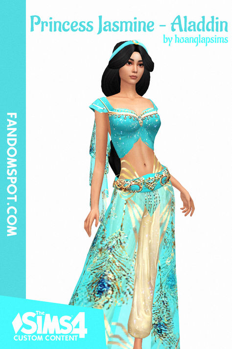 Sims 4 Princess Jasmine CC (List) Sims 4 Cc Jasmine Dress, Jasmine Sims 4 Cc, Disney Princess Sims 4 Challenge, Sims 4 Pocahontas Cc, The Sims 4 Disney Princesses, Sims 4 Cc Barbie Princess, Sims 4 Cc Jasmine, Descendants Sims 4 Cc, Ariel Sims 4 Cc