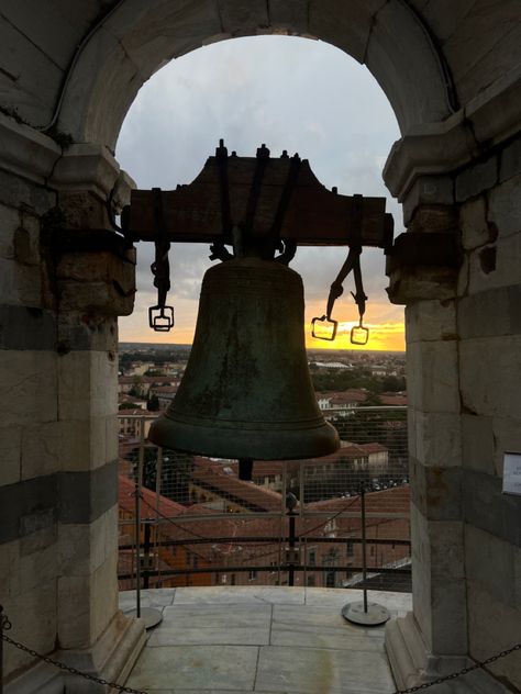 bell, tower, pisa, italy, old, aesthetic Bell Tower Aesthetic, Odd Thomas, Tower Aesthetic, Cerulean Sea, Old Aesthetic, Tubular Bells, Book Tower, All The Bright Places, Elf Druid