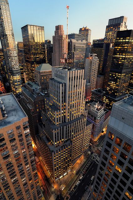 Late Afternoon over Midtown Manhattan, New York City by andrew c mace, via Flickr Wallpaper 2022, Voyage New York, Ville New York, City At Night, Aesthetic City, Ellis Island, Midtown Manhattan, Manhattan New York, Dream City