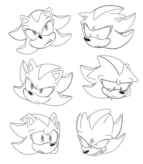 Robby Writes✨🌠 on Twitter: "Quick expressions practice! Just curious about how far I could push that eye shape https://t.co/Aqo0sgaszb" / Twitter Sonic Facial Expressions, Sonic Quills Reference, Sketch Hacks, Sonic Eyes, Sonic Expressions, Expressions Practice, Characters Drawing, Drawing Guides, Anthropomorphic Animals